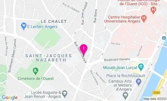 Localisation Geraldine Thuleau