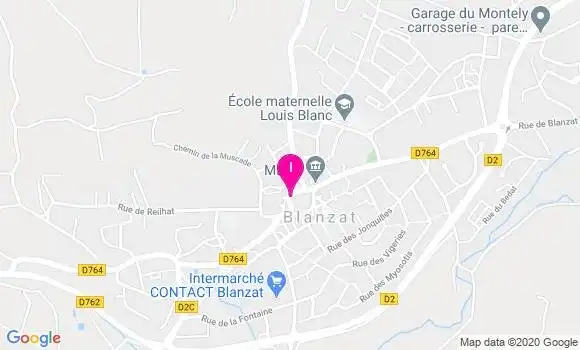 Localisation Isabelle Clabaux