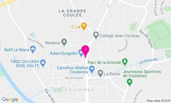 Localisation Patricia Houtin