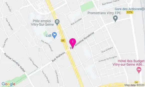 Localisation Estelle Pitolin