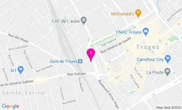 Localisation Ludivine Brisson