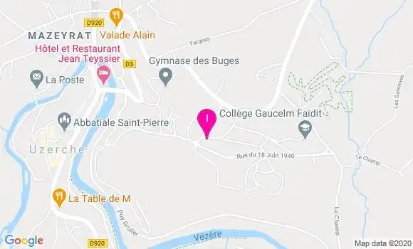 Localisation Michele Gardette