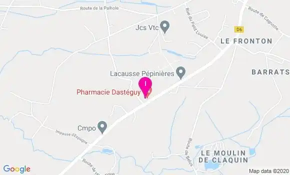 Localisation Xavier Dorante