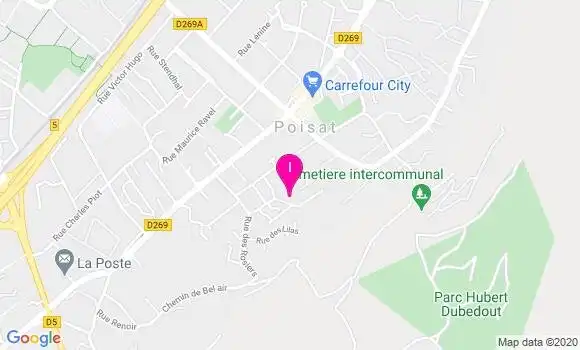 Localisation Isabelle Gaillard
