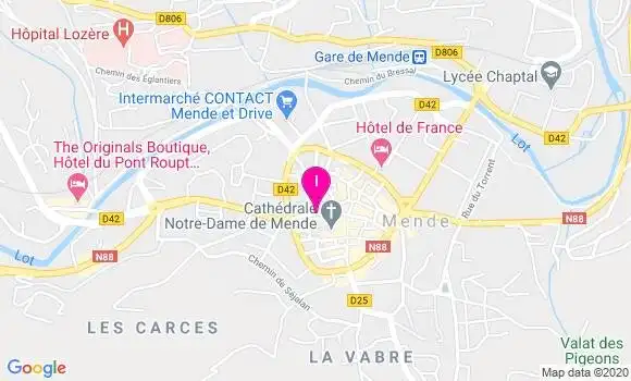 Localisation Emeline Tuffery
