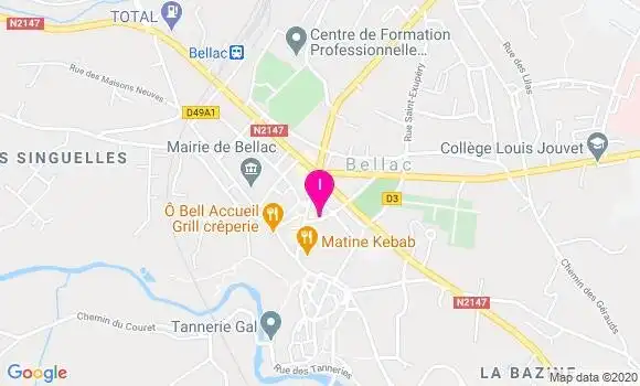 Localisation Emilie Perrotte
