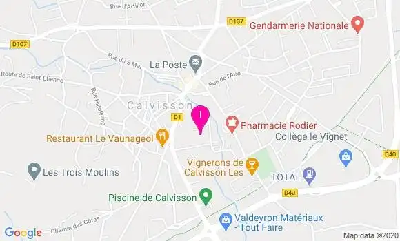 Localisation Isabelle Gaillard