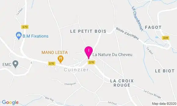 Localisation Estelle Goujat