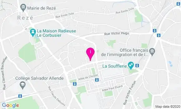 Localisation Faustine Bienvenu