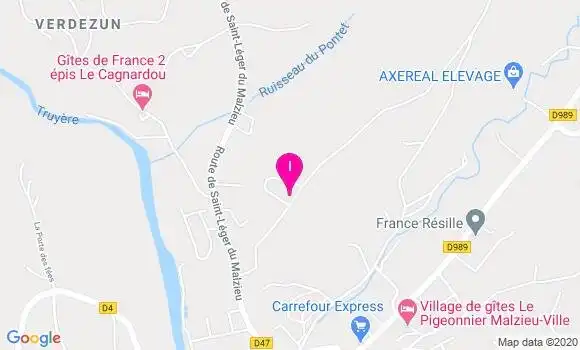 Localisation Annie Beaumel