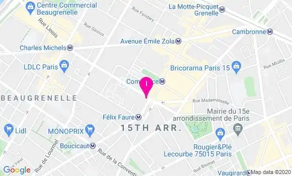 Localisation Agnes Bailly Desjardin