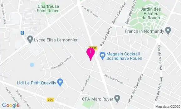 Localisation Sandie Julien