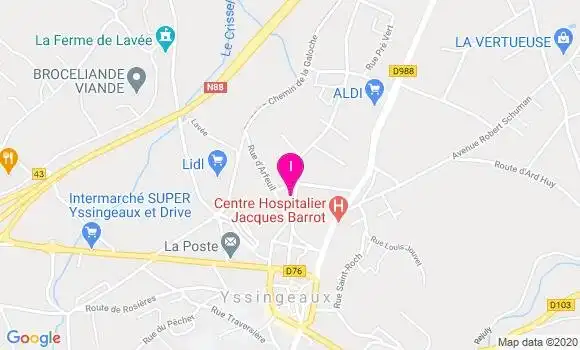 Localisation Cassandre Beaumel