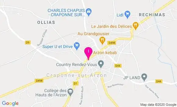Localisation Amelie Coiffier
