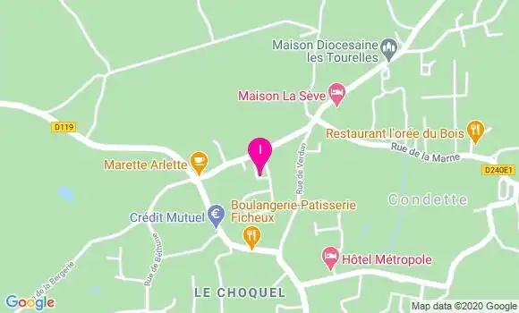 Localisation Cathy Fourmentin