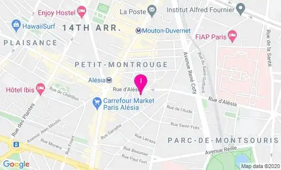 Localisation Marie Agnes Besnard