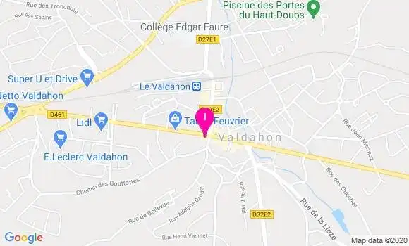Localisation Delphine Baulier