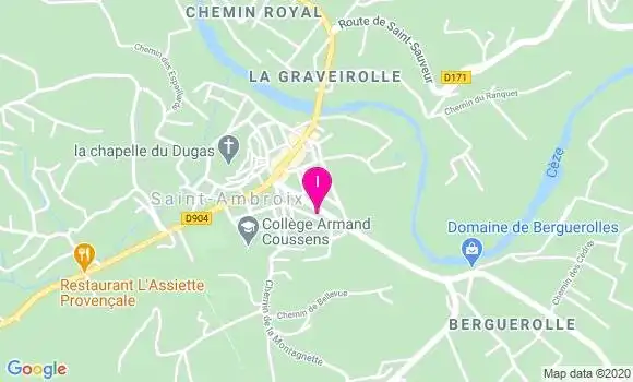 Localisation Caroline Milesi