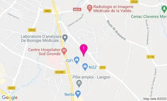 Localisation Elodie Gascon