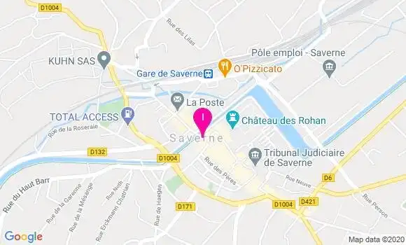 Localisation Nadine Bach