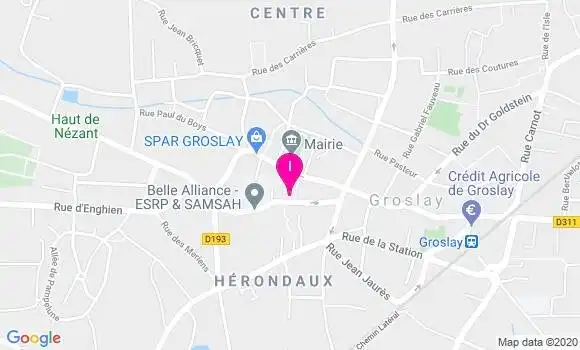Localisation Alban Poinsenot
