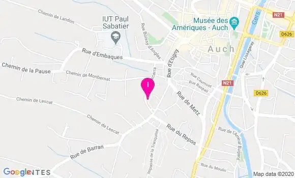 Localisation Marielle Ceccato