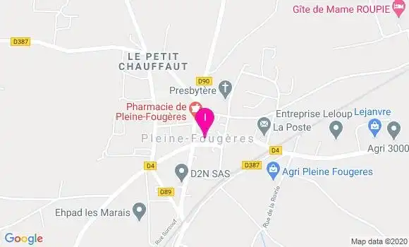 Localisation Isabelle Cousin Merienne
