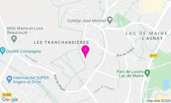 Localisation Marie Brin