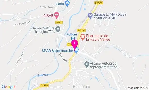Localisation Anne Vanaverbeck