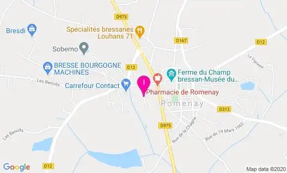 Localisation Charlene Marguin