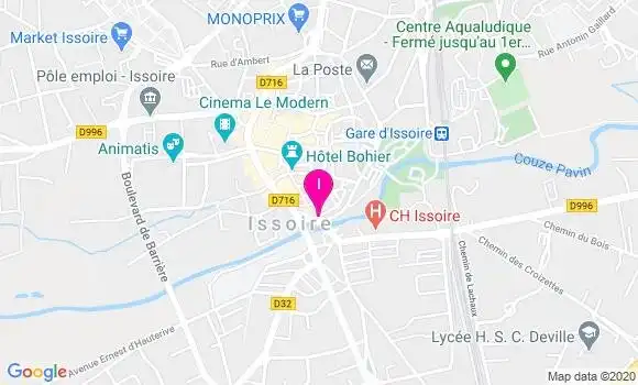 Localisation Sandrine Genillier