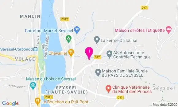 Localisation Sandrine Cagliero