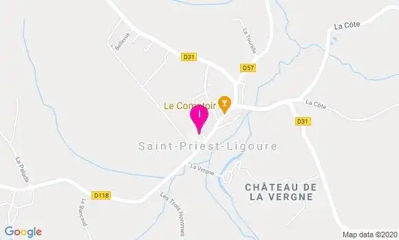 Localisation Marion Dindault