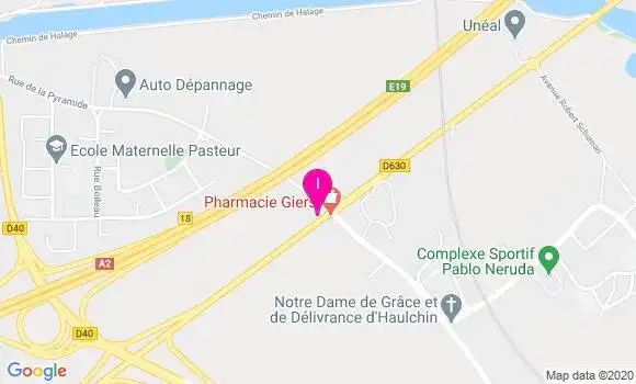 Localisation Amandine Marie
