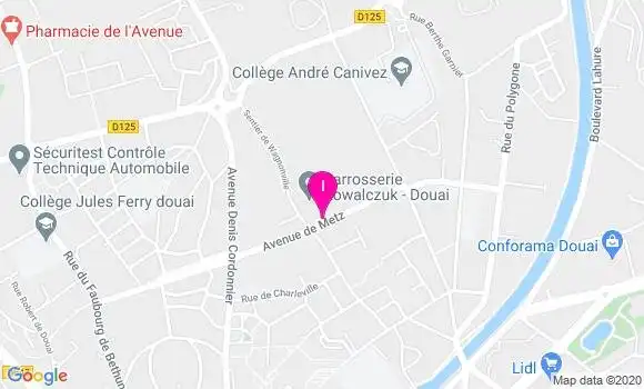 Localisation Melanie Carlier