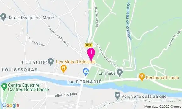 Localisation Delphine Cabanel