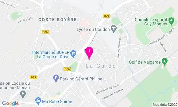 Localisation Yves Eric Pizot