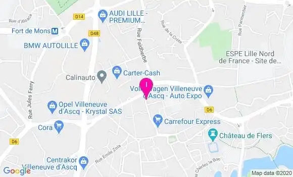 Localisation Veronique Boutteau De Wever
