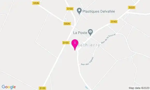 Localisation Emilie Tellier