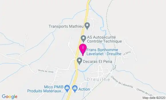 Localisation Helene Clarac