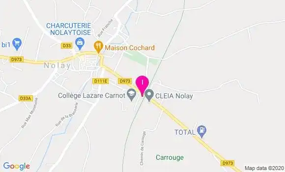 Localisation Adrien Benoit
