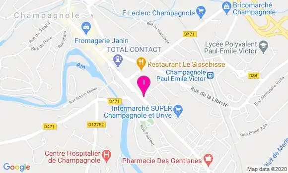 Localisation Lucie Vuillaumier