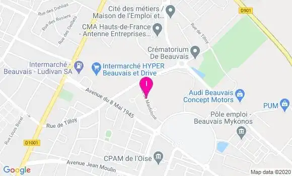 Localisation Jean Jacques Becuwe