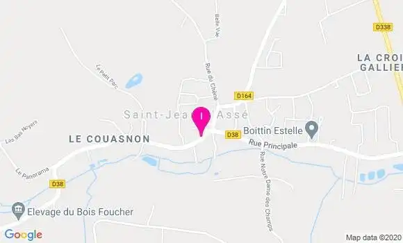 Localisation Sandrine Pean