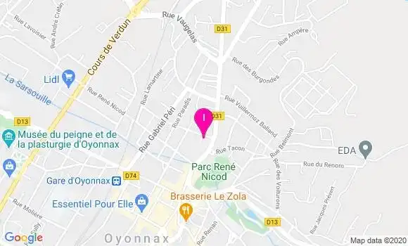 Localisation Celine Amielh