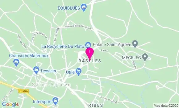 Localisation Marjolaine Paulet