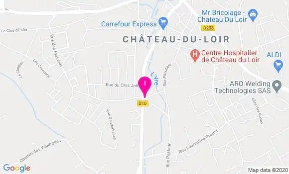 Localisation Flavie Thomas
