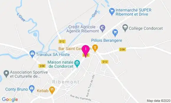 Localisation Doriane Thiebaut