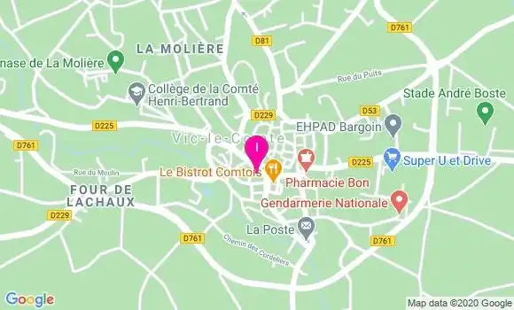 Localisation Aurelie Fortias
