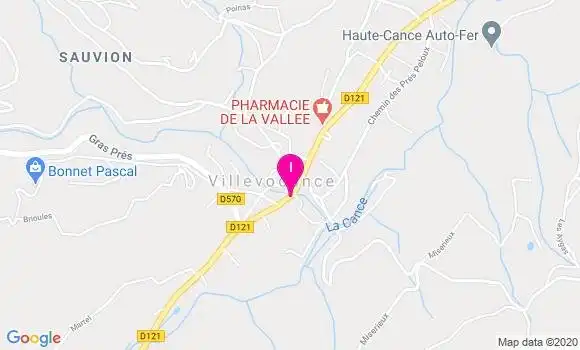 Localisation Cyril Vincent